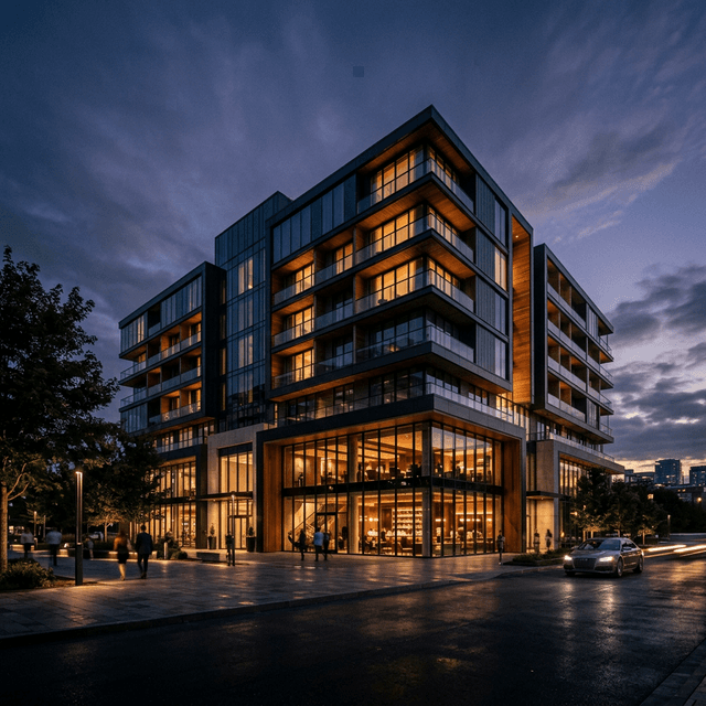 Commercial Building Background